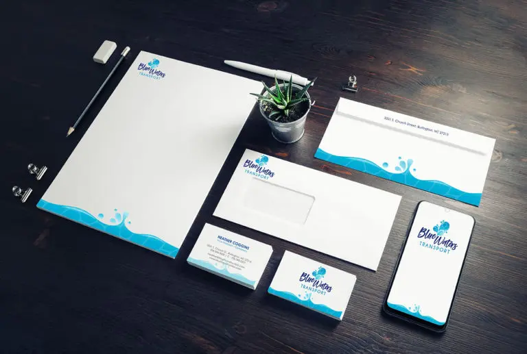 Blue Waters Transport Branding